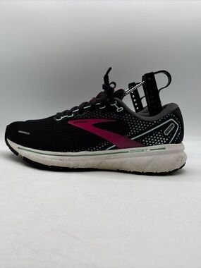 Brooks Ghost 14 Women’s 7.5 Black Running Shoes 1203561B013 DNA Loft Cushion EUC